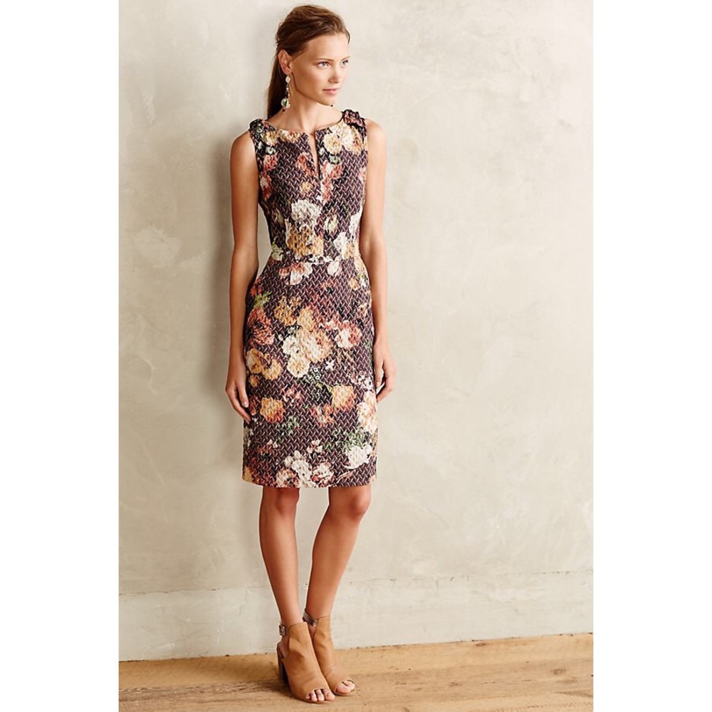 Anthropologie Tabitha Quilted dress. Size 6 - Picture 2 of 5